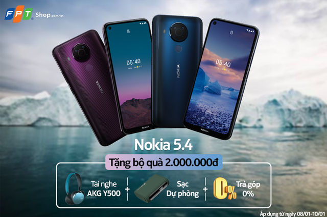 Nhận quà 2 triệu khi chọn mua Nokia 5.4 tại FPT Shop - 2