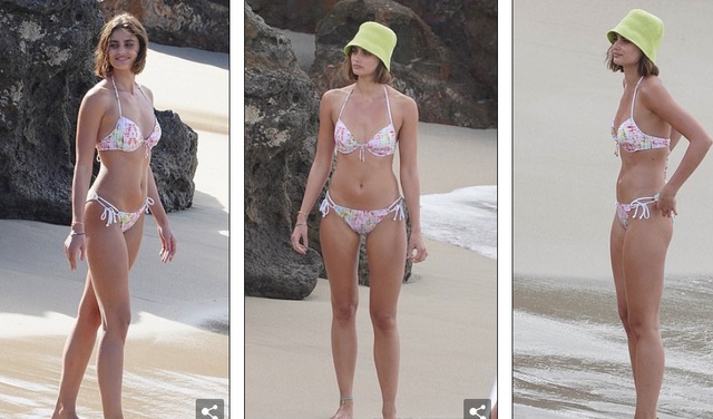Siêu mẫu nội y Taylor Hill đẹp như mộng trên biển - 5 Siêu mẫu nội y Taylor Hill đẹp như mộng trên biển - 5