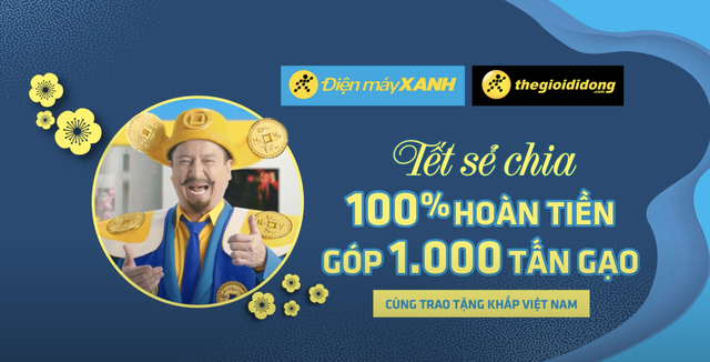 Thần tài Xanh điện máy xuất hiện, hé lộ chương trình trao ngàn tấn gạo ý nghĩa - 1 Thần tài Xanh điện máy xuất hiện, hé lộ chương trình trao ngàn tấn gạo ý nghĩa - 1