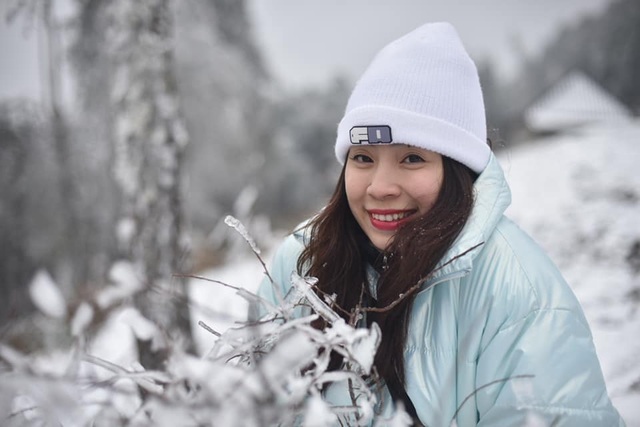 Snow fell in Lao Cai, visitors raced to show off check-in pictures - 2