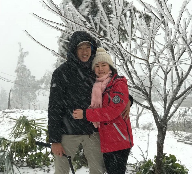 Snow fell in Lao Cai, visitors raced to show off check-in pictures - 5