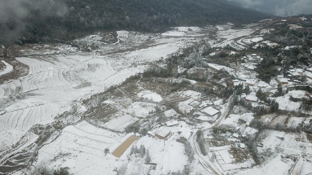 Snow fell in Lao Cai, visitors raced to show off check-in pictures - 6