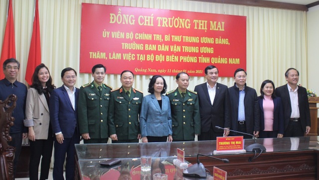 Trưởng ban Dân vận Trung ương chúc tết lực lượng vũ trang Quảng Nam - 2 Trưởng ban Dân vận Trung ương chúc tết lực lượng vũ trang Quảng Nam - 2