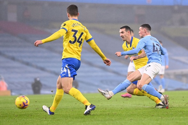 Thắng Brighton, Man City thổi lửa vào vị trí của Liverpool - 7 Thắng Brighton, Man City thổi lửa vào vị trí của Liverpool - 7