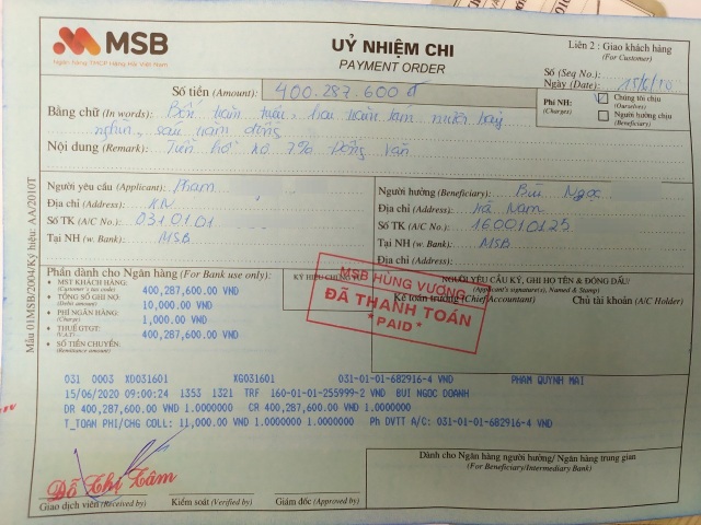 Hà Nam: Chủ đầu tư dùng tiền tỷ đổi sự im lặng của khách hàng dự án VIP? - 2 Hà Nam: Chủ đầu tư dùng tiền tỷ đổi sự im lặng của khách hàng dự án VIP? - 2