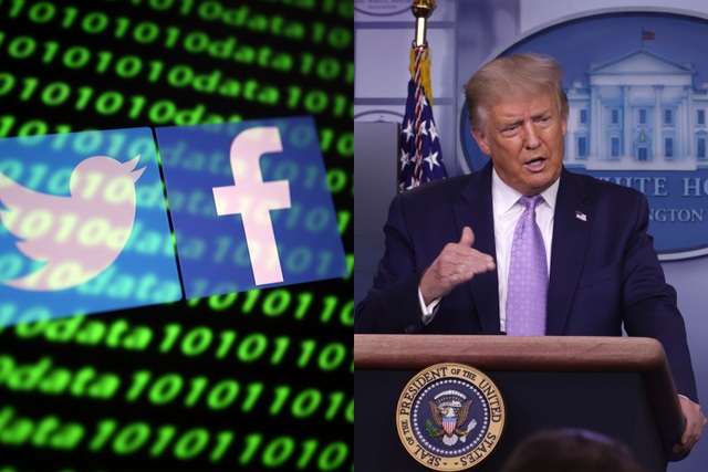 Facebook, Twitter mất 51 tỷ USD sau khi cấm cửa ông Trump - 1