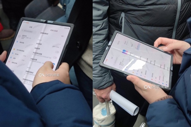Hình ảnh thực tế chiếc smartphone màn hình gập đầu tiên của Xiaomi - 1