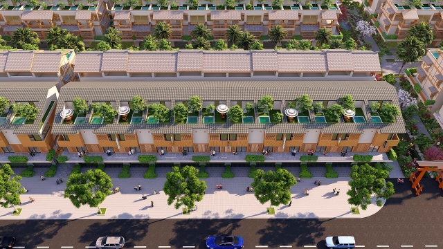 Nhà liền kề trong khu resort khoáng nóng Wyndham Thanh Thủy chỉ 51 triệu/m2 - 2