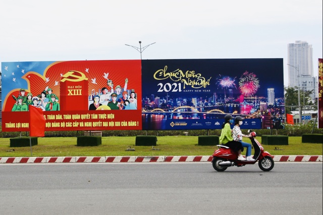 Đà Nẵng rực rỡ cờ hoa chào mừng Đại hội Đảng XIII - 7