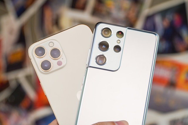 Galaxy S21 Ultra đọ dáng iPhone 12 Pro Max - 6 Galaxy S21 Ultra đọ dáng iPhone 12 Pro Max - 6