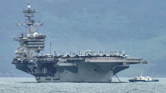 Trung Quốc bị nghi điều máy bay tập tấn công tàu sân bay Mỹ gần Đài Loan - 1