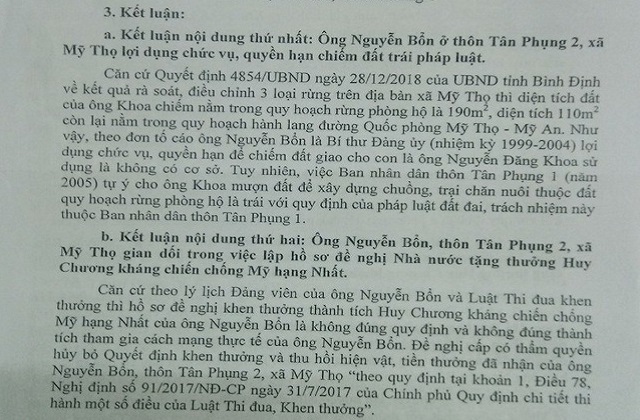 Đề nghị thu hồi Huy chương của nguyên Bí thư xã khai man thành tích - 1 Đề nghị thu hồi Huy chương của nguyên Bí thư xã khai man thành tích - 1