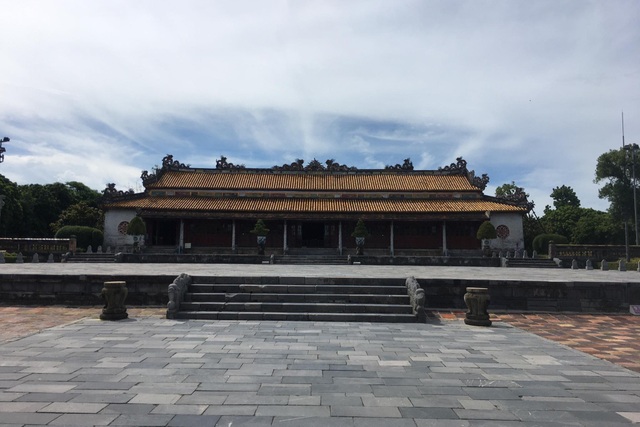 Ngắm ngôi điện đặt ngai vàng vua Nguyễn trước khi trùng tu - 3 Ngắm ngôi điện đặt ngai vàng vua Nguyễn trước khi trùng tu - 3