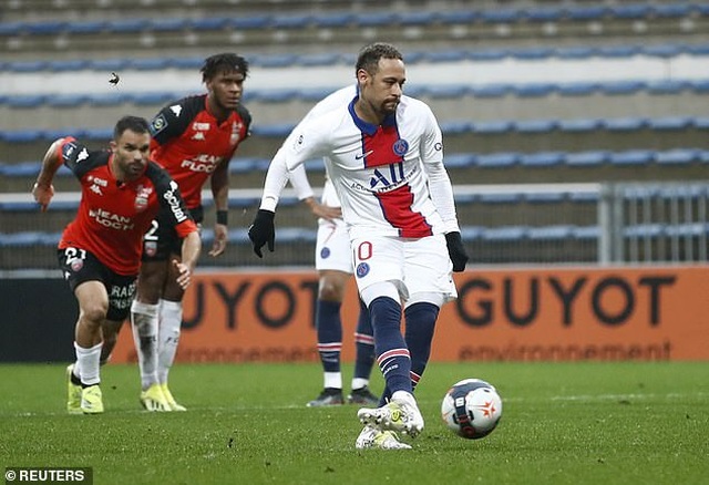 Neymar lập cú đúp, PSG vẫn thua sốc đội gần bét bảng Lorient - 4