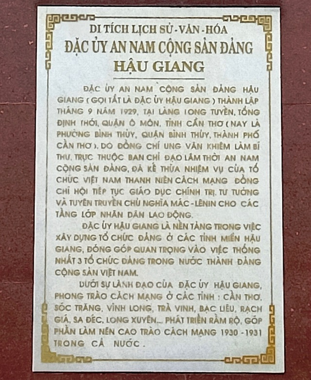 Cơ sở Đảng liên Tỉnh ủy ẩn mình trong cửa hàng tạp hóa ở Cần Thơ - 3 Cơ sở Đảng liên Tỉnh ủy ẩn mình trong cửa hàng tạp hóa ở Cần Thơ - 3