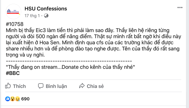 Giảng viên thỉnh giảng ĐH Hoa Sen vòi tiền sinh viên để nâng điểm thi - 2 Giảng viên thỉnh giảng ĐH Hoa Sen vòi tiền sinh viên để nâng điểm thi - 2