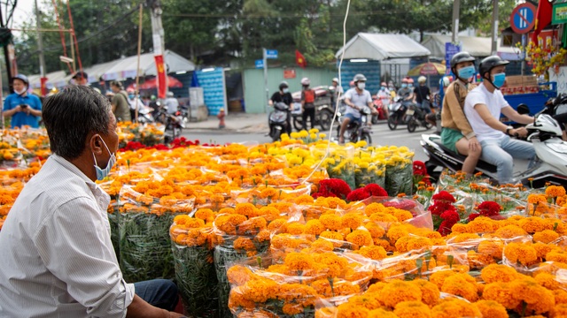 Nhiều ngày phơi mặt không bán nổi hoa, tiểu thương khóc thét lo mất Tết - 6 Nhiều ngày phơi mặt không bán nổi hoa, tiểu thương khóc thét lo mất Tết - 6