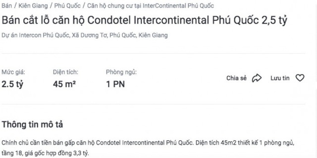 Condotel ồ ạt rao bán cắt lỗ ngày cận Tết Tân Sửu 2021 - 1 Condotel ồ ạt rao bán cắt lỗ ngày cận Tết Tân Sửu 2021 - 1
