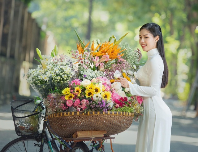 Á khôi Đặng Huỳnh Như: Giữ văn hóa Tết là điều quan trọng - 4 Á khôi Đặng Huỳnh Như: Giữ văn hóa Tết là điều quan trọng - 4