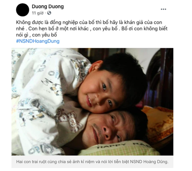 Con trai NSND Hoàng Dũng: Con hẹn bố ở một nơi khác, con yêu bố - 2 Con trai NSND Hoàng Dũng: Con hẹn bố ở một nơi khác, con yêu bố - 2
