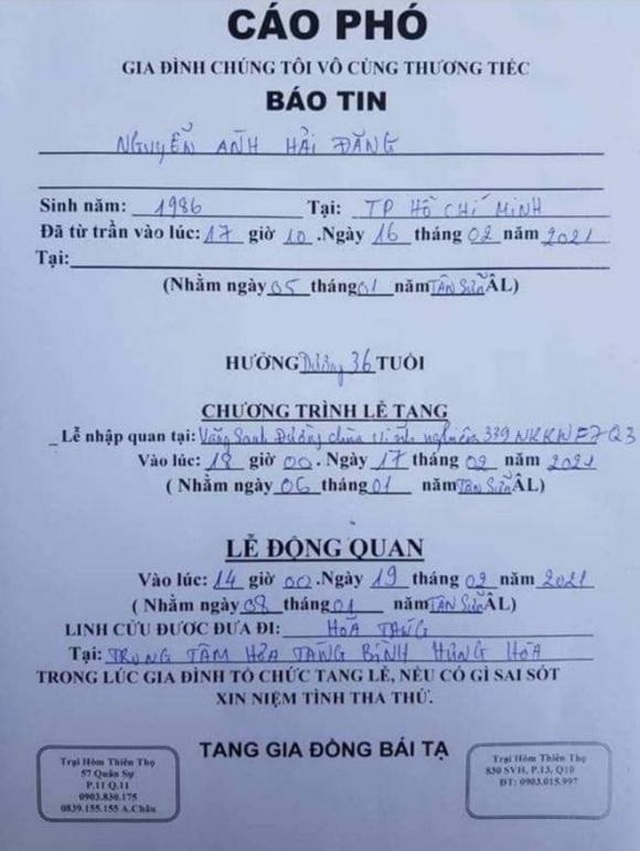 Bạn gái diễn viên Hải Đăng đau đớn nói: Em kêu mà không ai cứu anh hết - 4