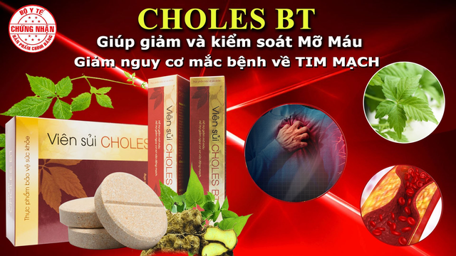 Choles BT - Giải pháp hiệu quả cho người mỡ máu cao - 2 Choles BT - Giải pháp hiệu quả cho người mỡ máu cao - 2