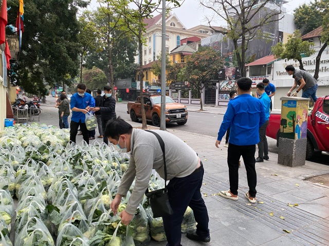 Thanh niên Thủ đô tất bật hỗ trợ tiêu thụ 122 tấn nông sản Hải Dương - 6