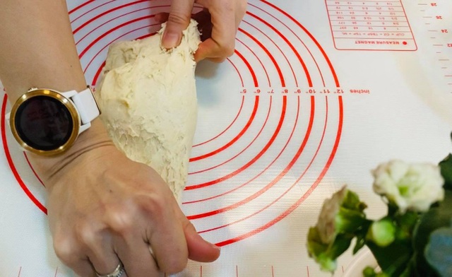 Cách làm bánh bao quả đào tiên bày mâm chay Tết Nguyên tiêu - 3