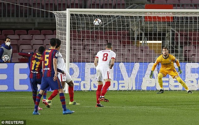 Ngược dòng kinh điển trước Sevilla, Barcelona tiến vào chung kết - 1 Ngược dòng kinh điển trước Sevilla, Barcelona tiến vào chung kết - 1