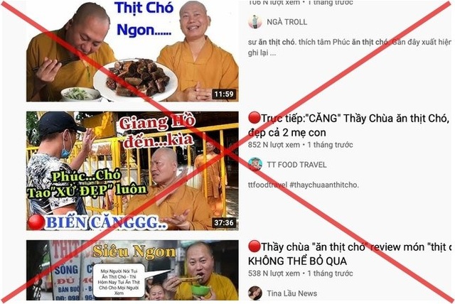 Sự thật bất ngờ về nhân vật thầy chùa ăn thịt chó xuất hiện trên Youtube - 1