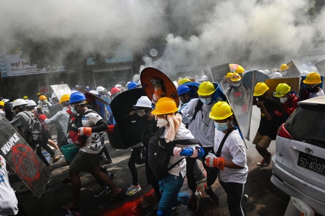 Singapore kêu gọi công dân rời Myanmar sau ngày biểu tình đẫm máu - 1 Singapore kêu gọi công dân rời Myanmar sau ngày biểu tình đẫm máu - 1