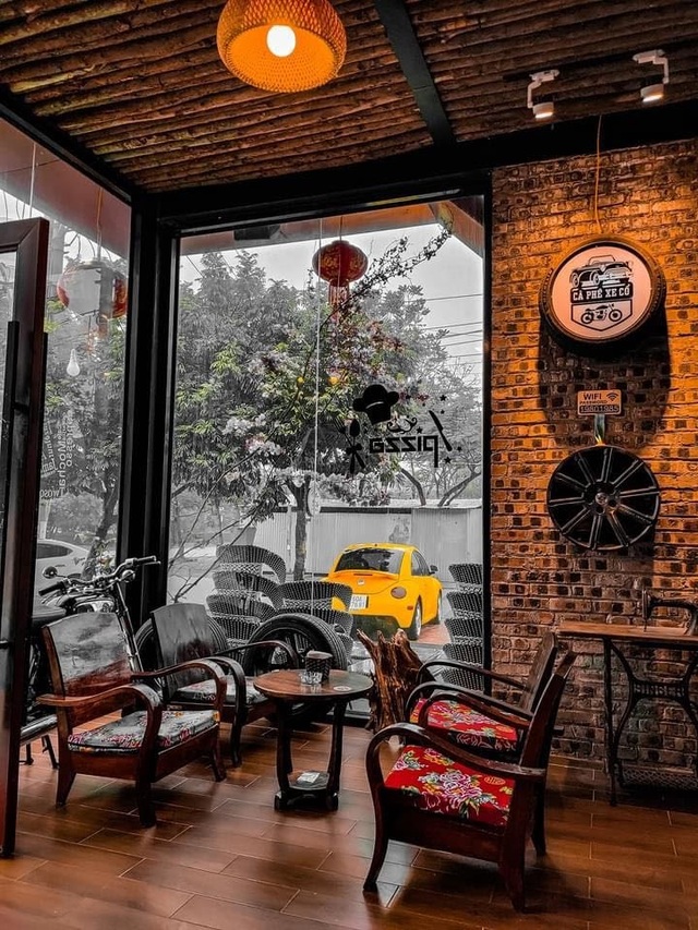 Quán cà phê xe cổ độc lạ ở Bắc Giang - 3
