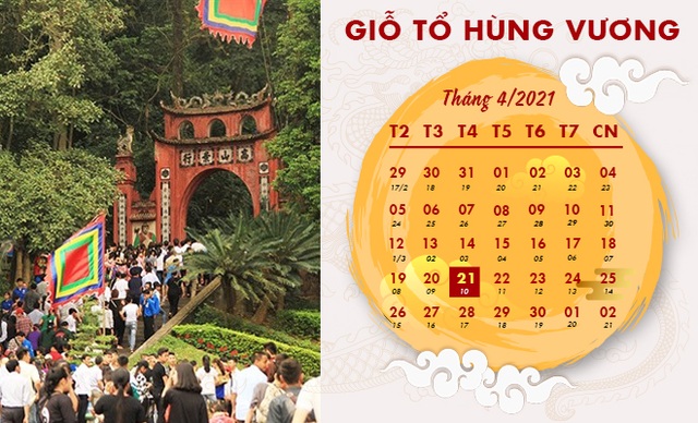 Lịch nghỉ Giỗ Tổ Hùng Vương, Ngày Chiến thắng 30/4 và Quốc tế Lao động 1/5 - 1 Lịch nghỉ Giỗ Tổ Hùng Vương, Ngày Chiến thắng 30/4 và Quốc tế Lao động 1/5 - 1