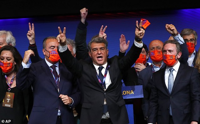 Joan Laporta chính thức làm Chủ tịch Barcelona, ưu tiên giữ chân Messi - 2 Joan Laporta chính thức làm Chủ tịch Barcelona, ưu tiên giữ chân Messi - 2