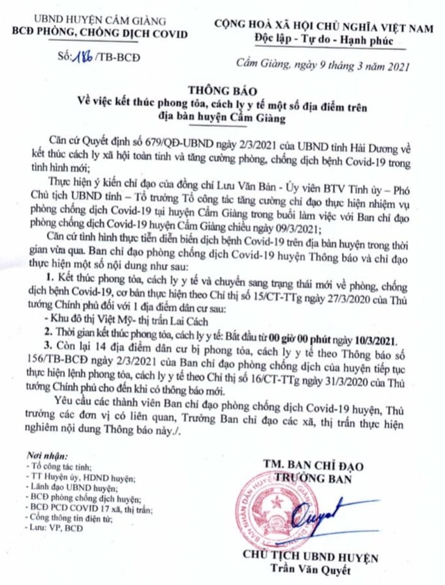 Gỡ phong tỏa ổ dịch khu đô thị Việt Mỹ sau gần 40 ngày phong tỏa, cách ly - 2 Gỡ phong tỏa ổ dịch khu đô thị Việt Mỹ sau gần 40 ngày phong tỏa, cách ly - 2