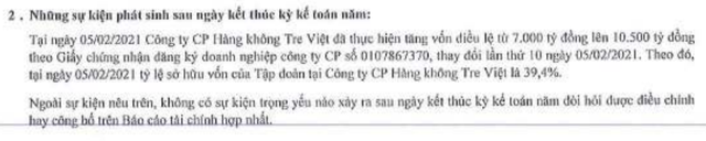 Bamboo Airways không còn là công ty con của FLC? - 2 Bamboo Airways không còn là công ty con của FLC? - 2