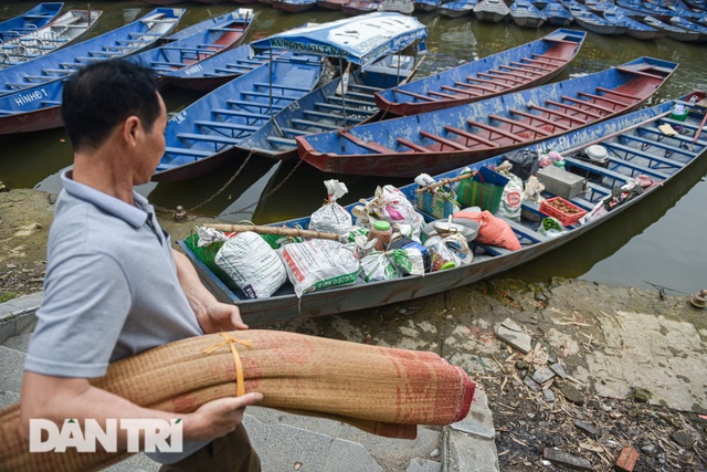 Người dân hạ thuyền, chuẩn bị đón khách trước ngày khai hội chùa Hương - 3