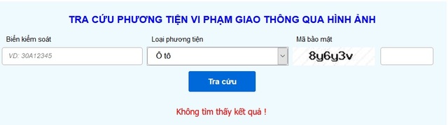 Những cách giúp tra thông tin phạt nguội phương tiện ngay tại nhà - 4 Những cách giúp tra thông tin phạt nguội phương tiện ngay tại nhà - 4