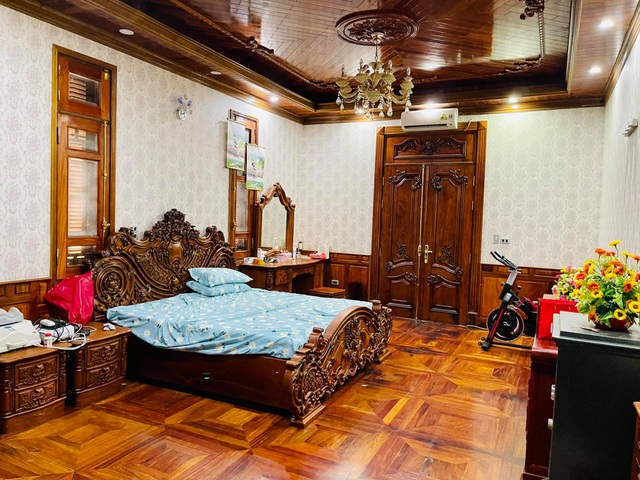 Choáng ngợp biệt thự siêu sang, nội thất dát toàn gỗ quý ở Bắc Ninh - 7