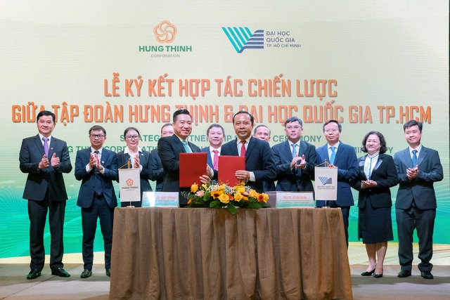 Tập đoàn Hưng Thịnh và Đại học Quốc gia TPHCM ký kết hợp tác chiến lược - 1