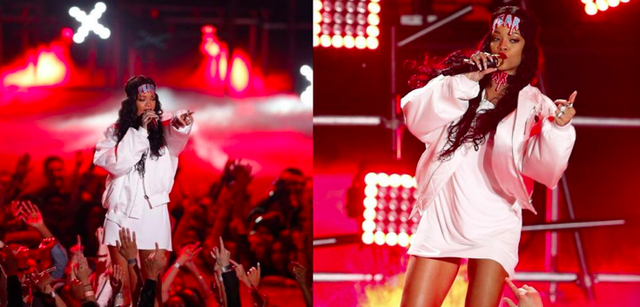 Rihanna và những trang phục đốt cháy sân khấu - 4 Rihanna và những trang phục đốt cháy sân khấu - 4