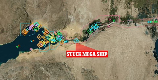 Chạy đua giải cứu kênh đào Suez bị siêu tàu hàng án ngữ - 4