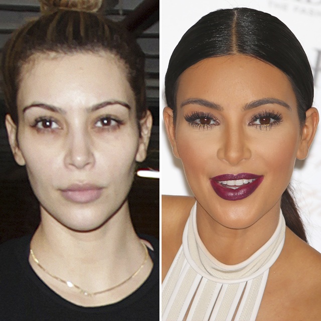 Kim Kardashian khác như thế nào khi không trang điểm - 5 Kim Kardashian khác như thế nào khi không trang điểm - 5