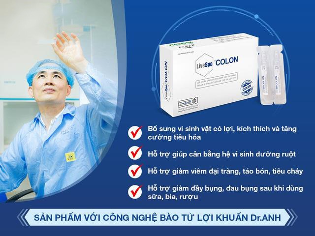 Men vi sinh LiveSpo Colon - Giải pháp hỗ trợ giảm triệu chứng viêm đại tràng - 3 Men vi sinh LiveSpo Colon - Giải pháp hỗ trợ giảm triệu chứng viêm đại tràng - 3