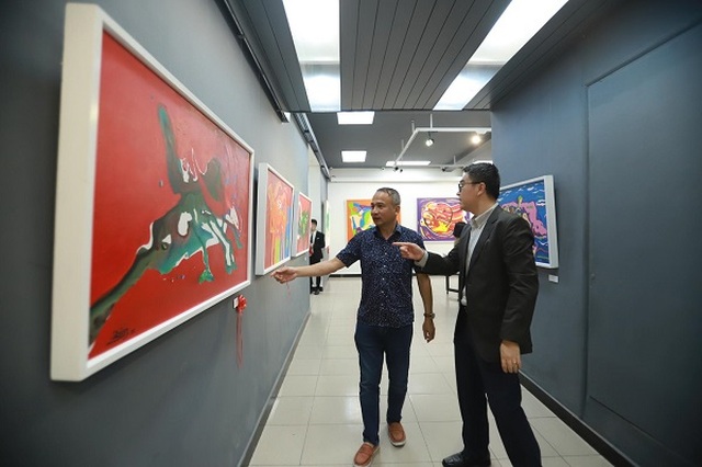 Triển lãm Khoảng lặng của họa sĩ Dũng trống - 3 Triển lãm Khoảng lặng của họa sĩ Dũng trống - 3