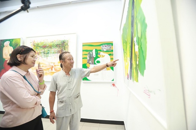 Triển lãm Khoảng lặng của họa sĩ Dũng trống - 1 Triển lãm Khoảng lặng của họa sĩ Dũng trống - 1