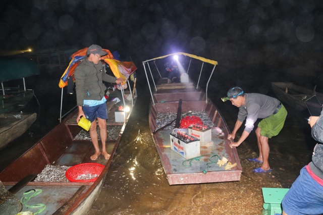 Đã mắt những mẻ vó đèn, mỗi lần kéo gần cả tấn cá - 10 Đã mắt những mẻ vó đèn, mỗi lần kéo gần cả tấn cá - 10