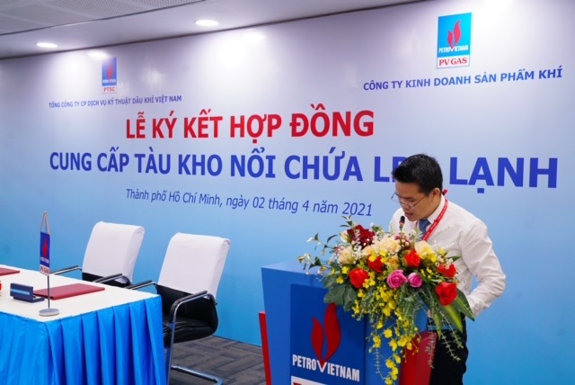 PV GAS và PTSC ký kết Hợp đồng cung cấp tàu kho nổi chứa LPG lạnh tại khu vực phía Bắc - 2 PV GAS và PTSC ký kết Hợp đồng cung cấp tàu kho nổi chứa LPG lạnh tại khu vực phía Bắc - 2