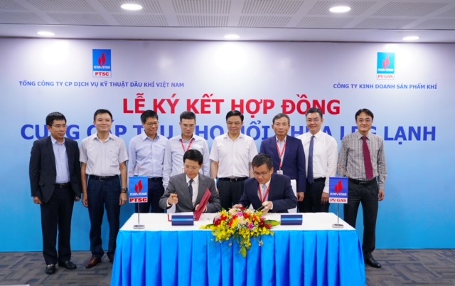 PV GAS và PTSC ký kết Hợp đồng cung cấp tàu kho nổi chứa LPG lạnh tại khu vực phía Bắc - 4 PV GAS và PTSC ký kết Hợp đồng cung cấp tàu kho nổi chứa LPG lạnh tại khu vực phía Bắc - 4