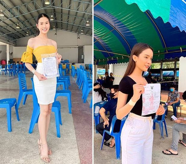 Các người đẹp chuyển giới Thái Lan đi khám sức khỏe nghĩa vụ quân sự